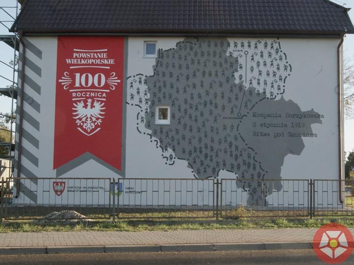 Mural na setną rocznicę