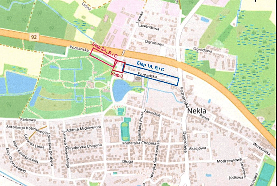 Na 4 miesiące zamknięta ulica Poznańska w Nekli