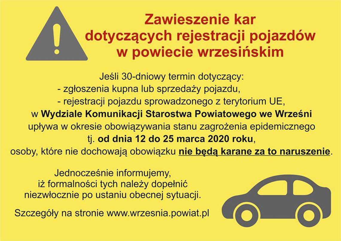 Nakładanie kar zawieszone. Wydział komunikacji stosuje taryfę ulgową