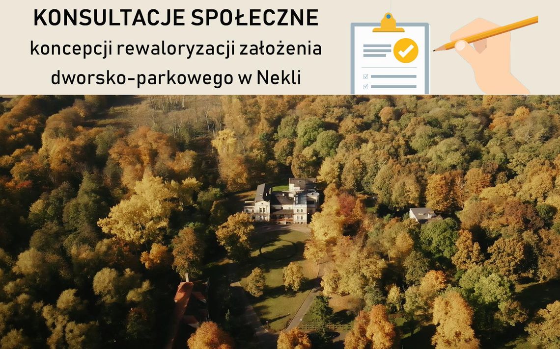 Nekielski park "ubierze się" w zupełnie nowe szaty