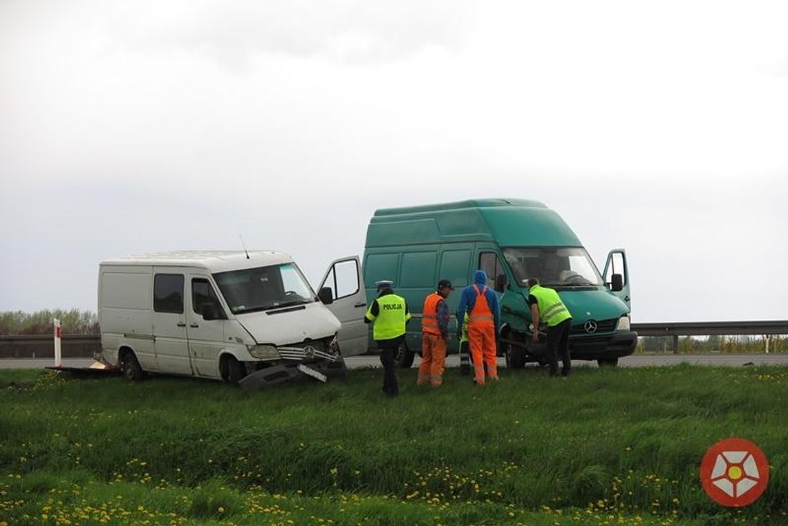 O krok od tragedii na autostradzie