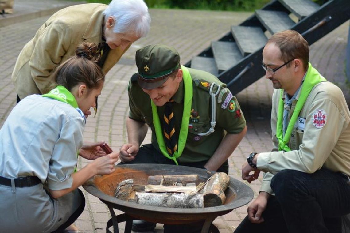 Ognisko inaugurujące obchody 100-lecia Harcerstwa na Ziemi Wrzesińskiej (galeria)