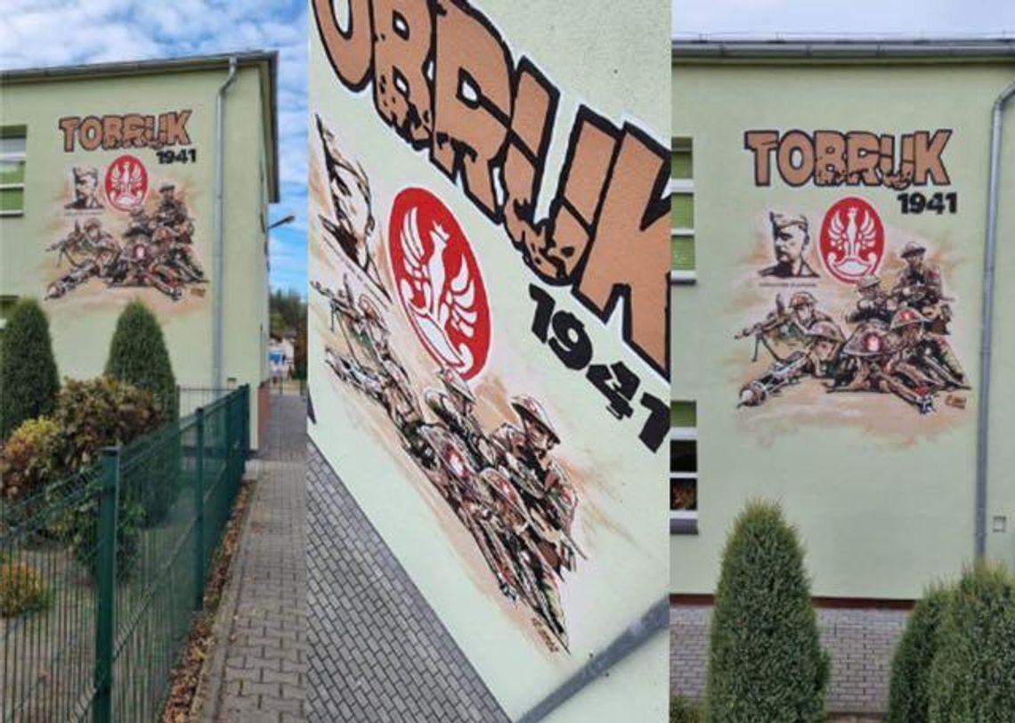 Patroni szkoły podstawowej zostali uwiecznieni na muralu Patroni szkoły podstawowej zostali uwiecznieni na muralu