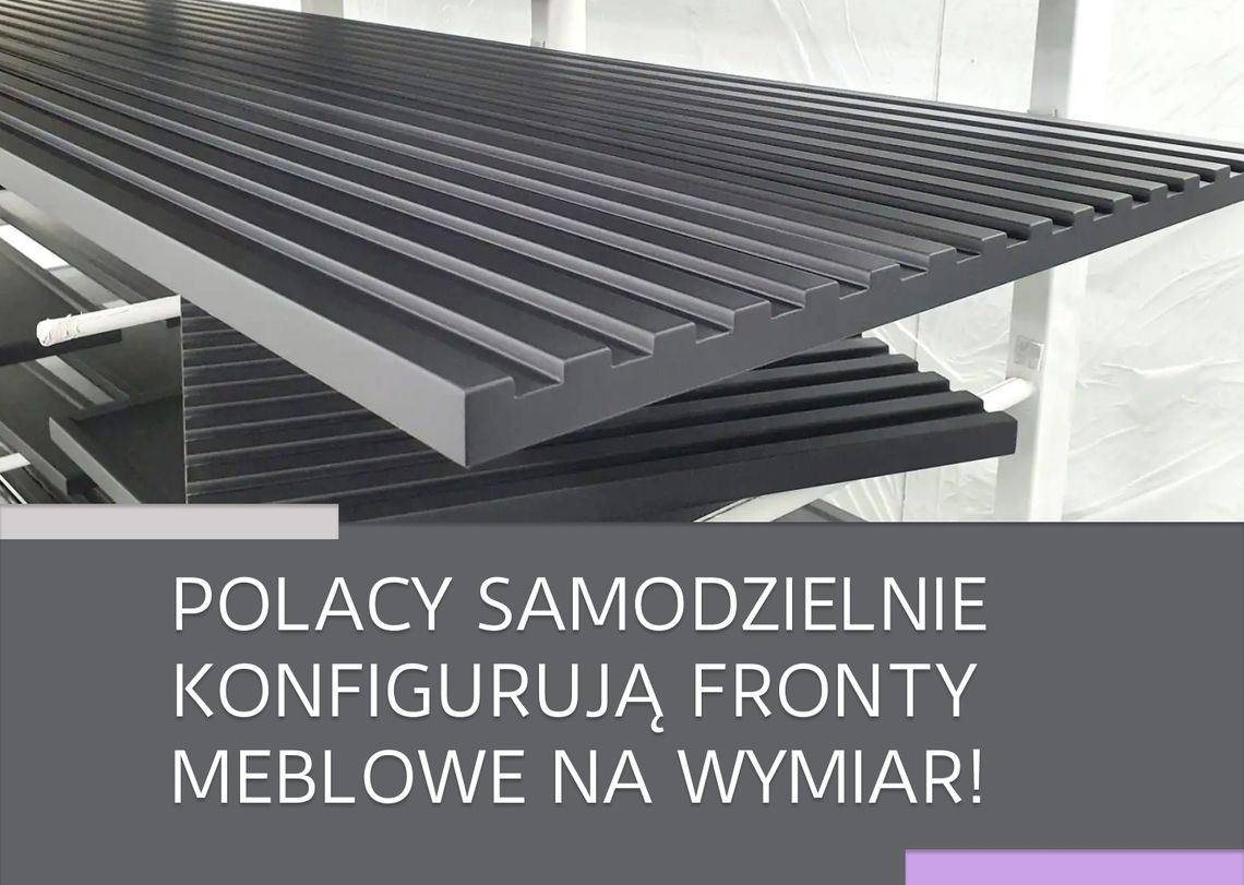 Polacy samodzielnie konfigurują fronty meblowe na wymiar!