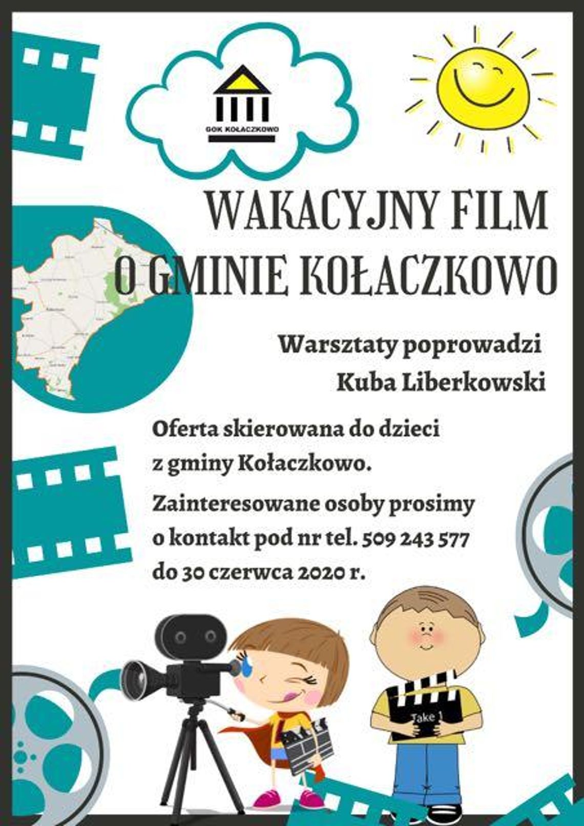 Powstanie film o gminie Kołaczkowo. Nakręcą go najmłodsi mieszkańcy