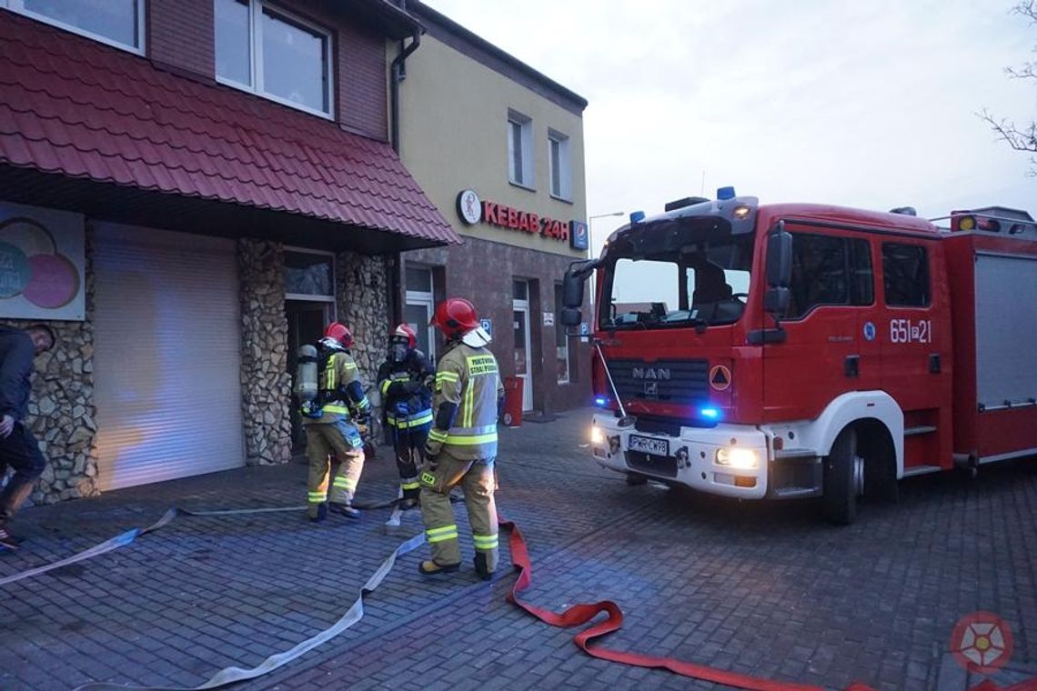 Pożar lodziarni na Słowackiego