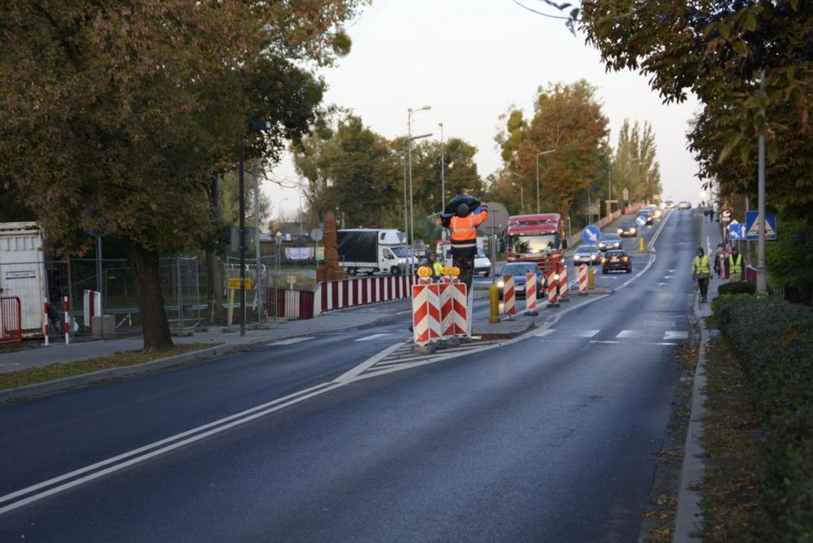 Remont  mostu przy Daszyńskiego