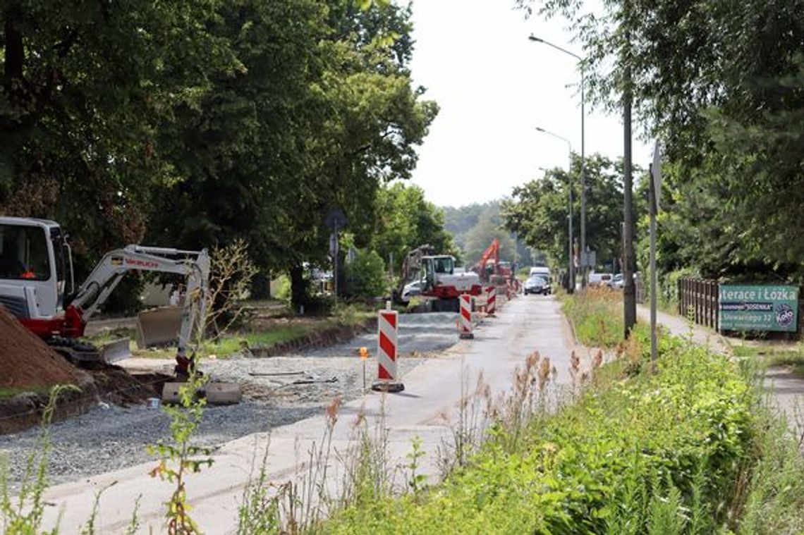 Remont ulicy Kościuszki we Wrześni. Trwają prace