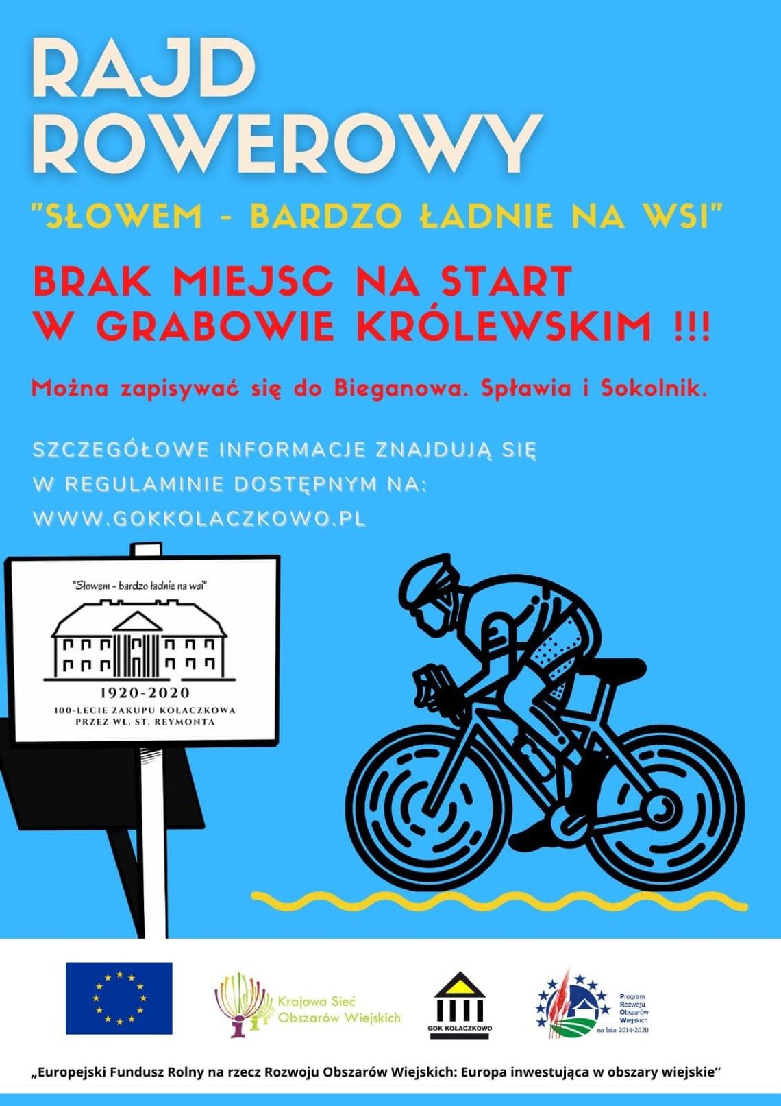 Rowerem po gminie Kołaczkowo. Rajd, jakiego jeszcze nie było