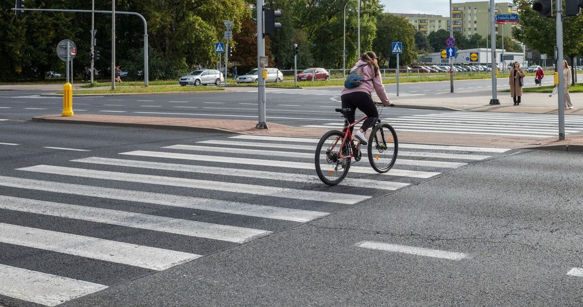 Rowerzysta na pasach. Mandaty za jazdę jednośladem