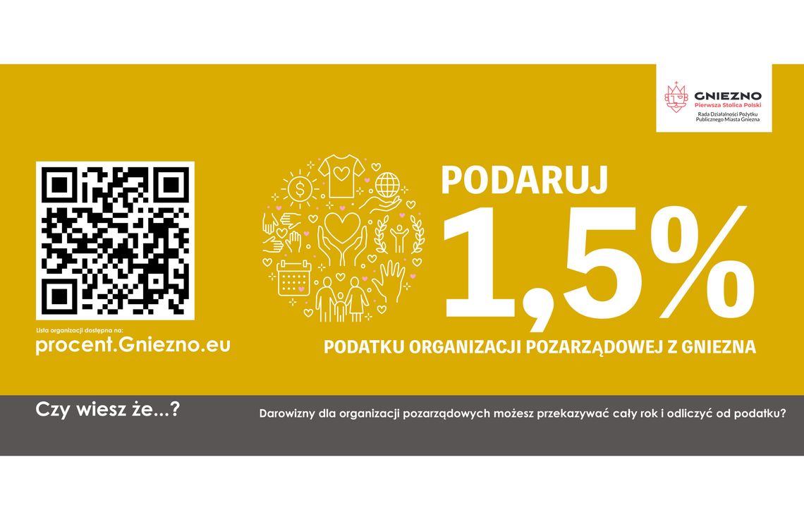 Rozliczasz PIT za 2025 rok? Pamiętaj, żeby wskazać swoją gminę - przypominają włodarze Gniezna