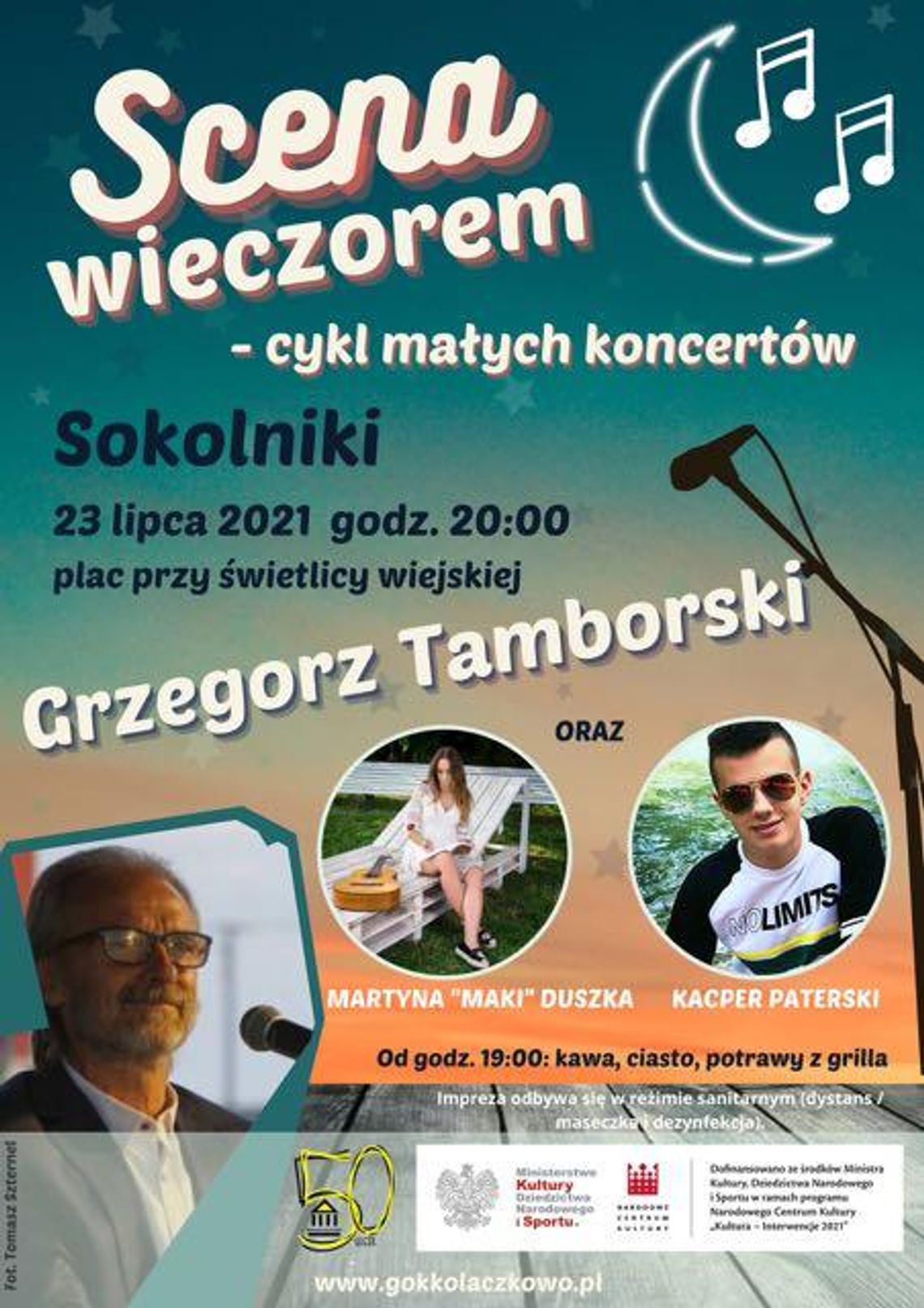 "Scena wieczorem" w Sokolnikach. Koncert poprzedzi piknik