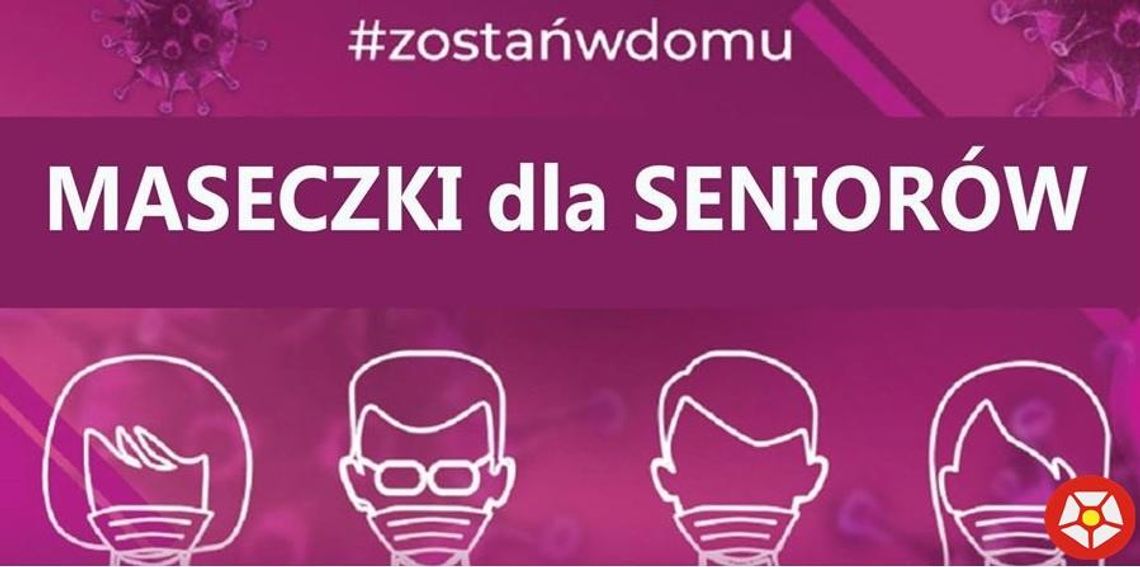 Seniorzy z gminy Pyzdry otrzymają bezpłatne maseczki