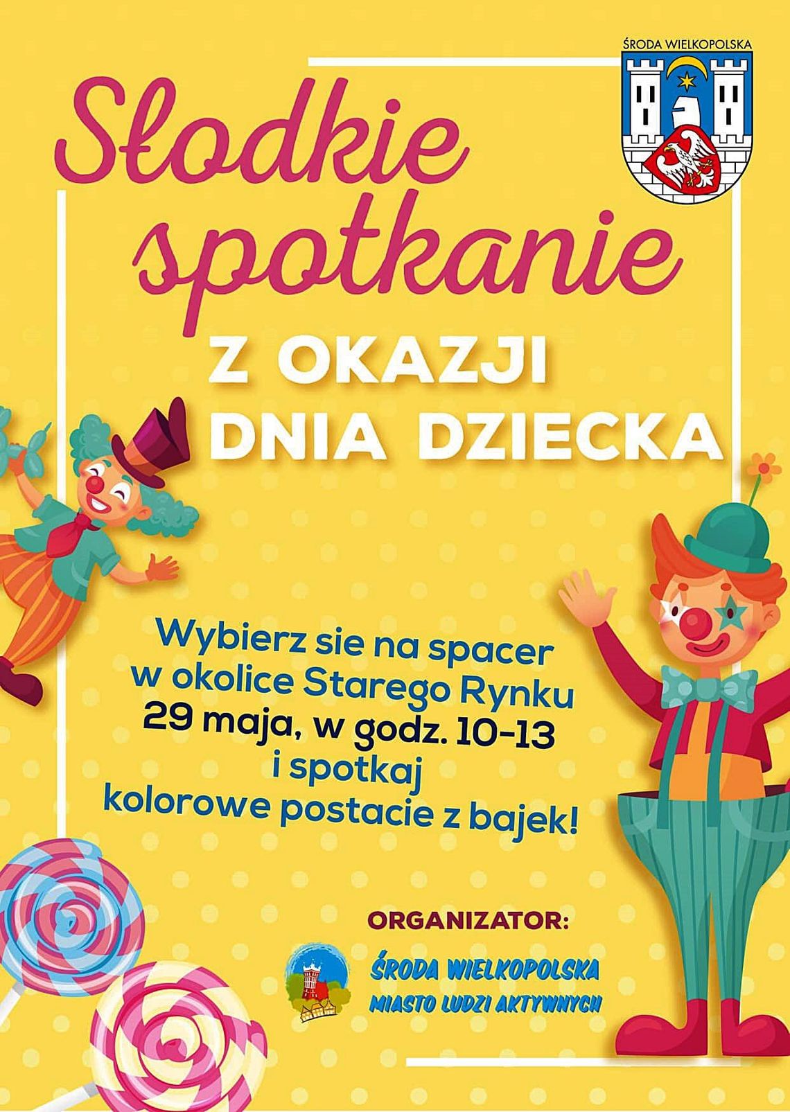 Słodycze i przejazd kolejką - atrakcje dla średzkich dzieci