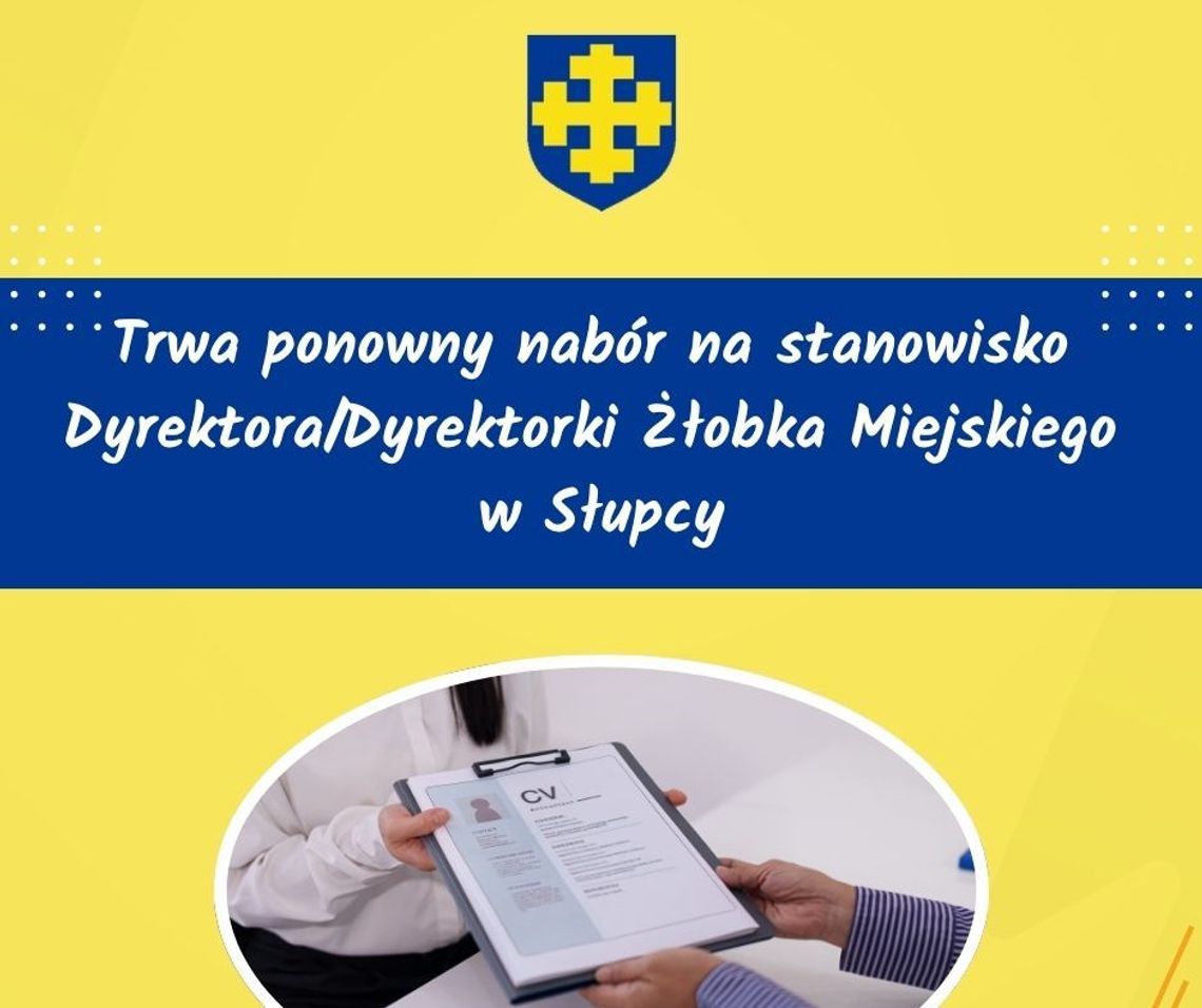 Słupca poszukuje dyrektora żłobka miejskiego. Trwa ponowny nabór na stanowisko