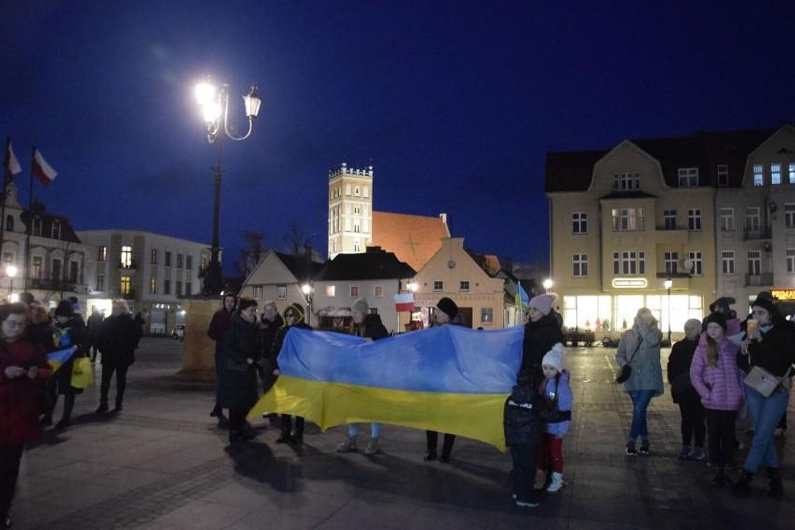 STOP WOJNIE na Starym Rynku w Środzie Wielkopolskiej