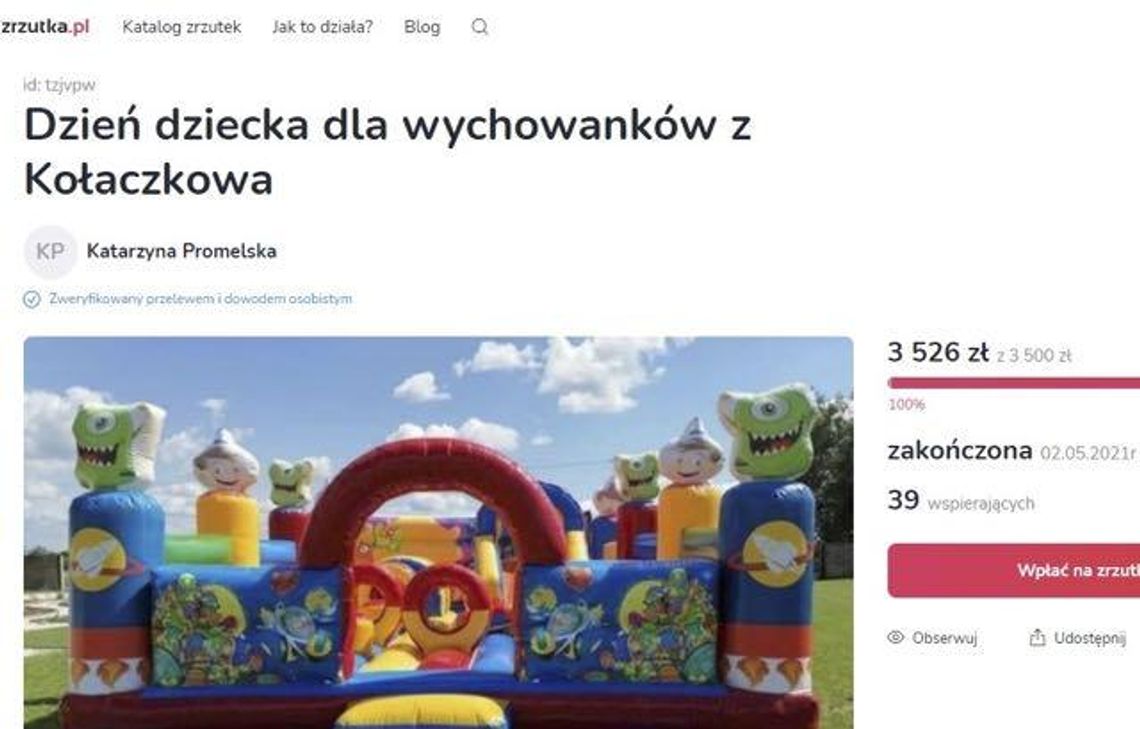 Sukces internetowej akcji. Będzie festyn z niespodziankami