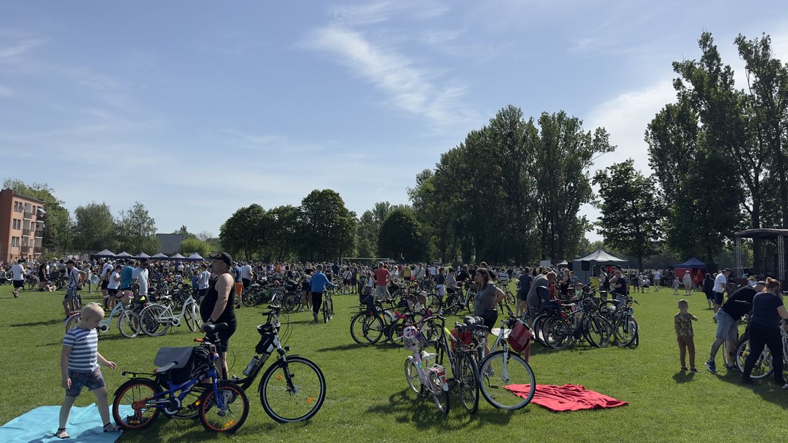 Tłumy rowerzystów we Wrześni - XXV Rodzinny Rajd Rowerowy