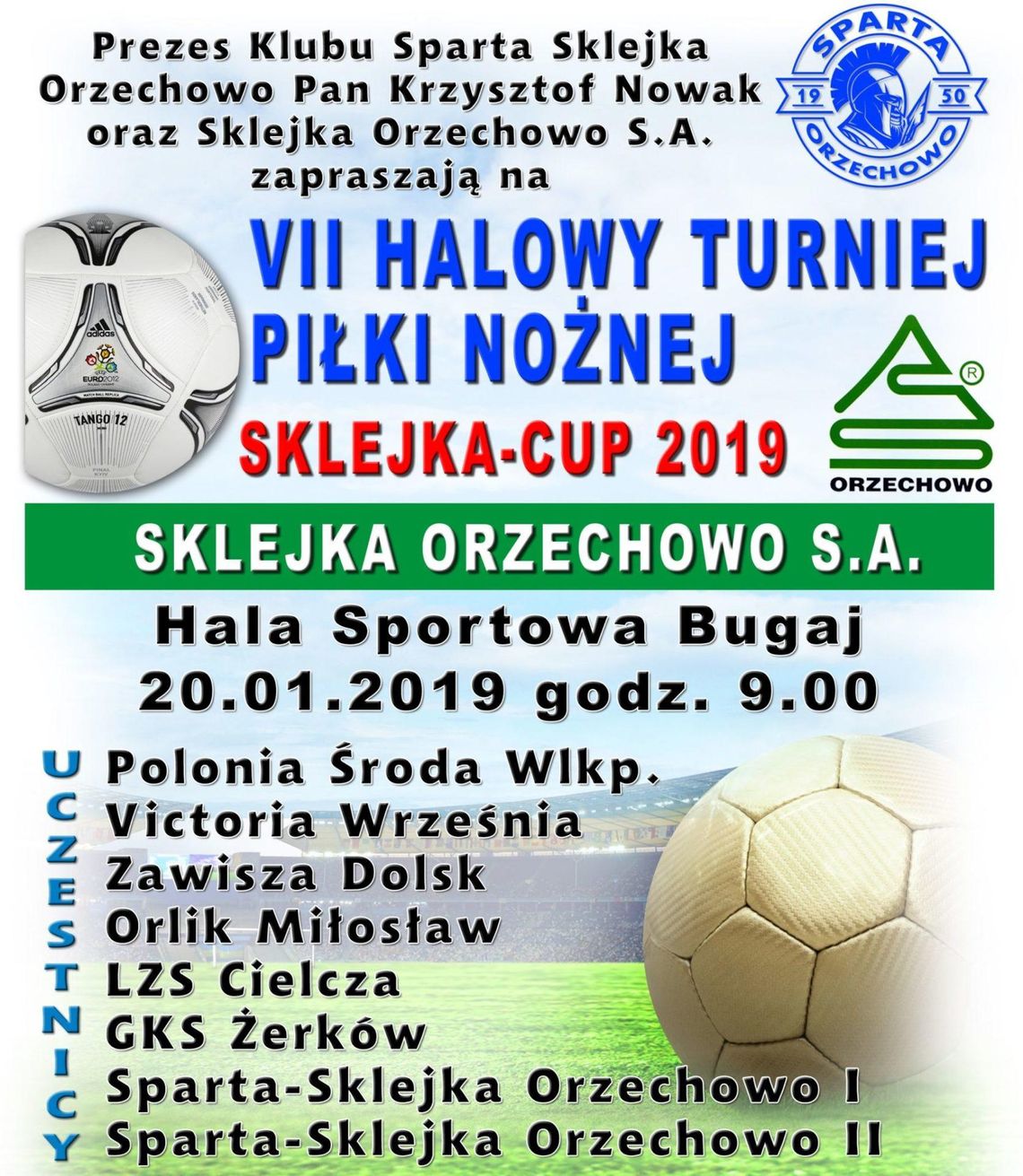 VII Turniej Sklejka Cup już w niedzielę