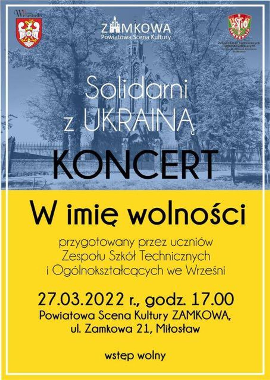 "W imię wolności". Muzyczny koncert z przesłaniem w tle