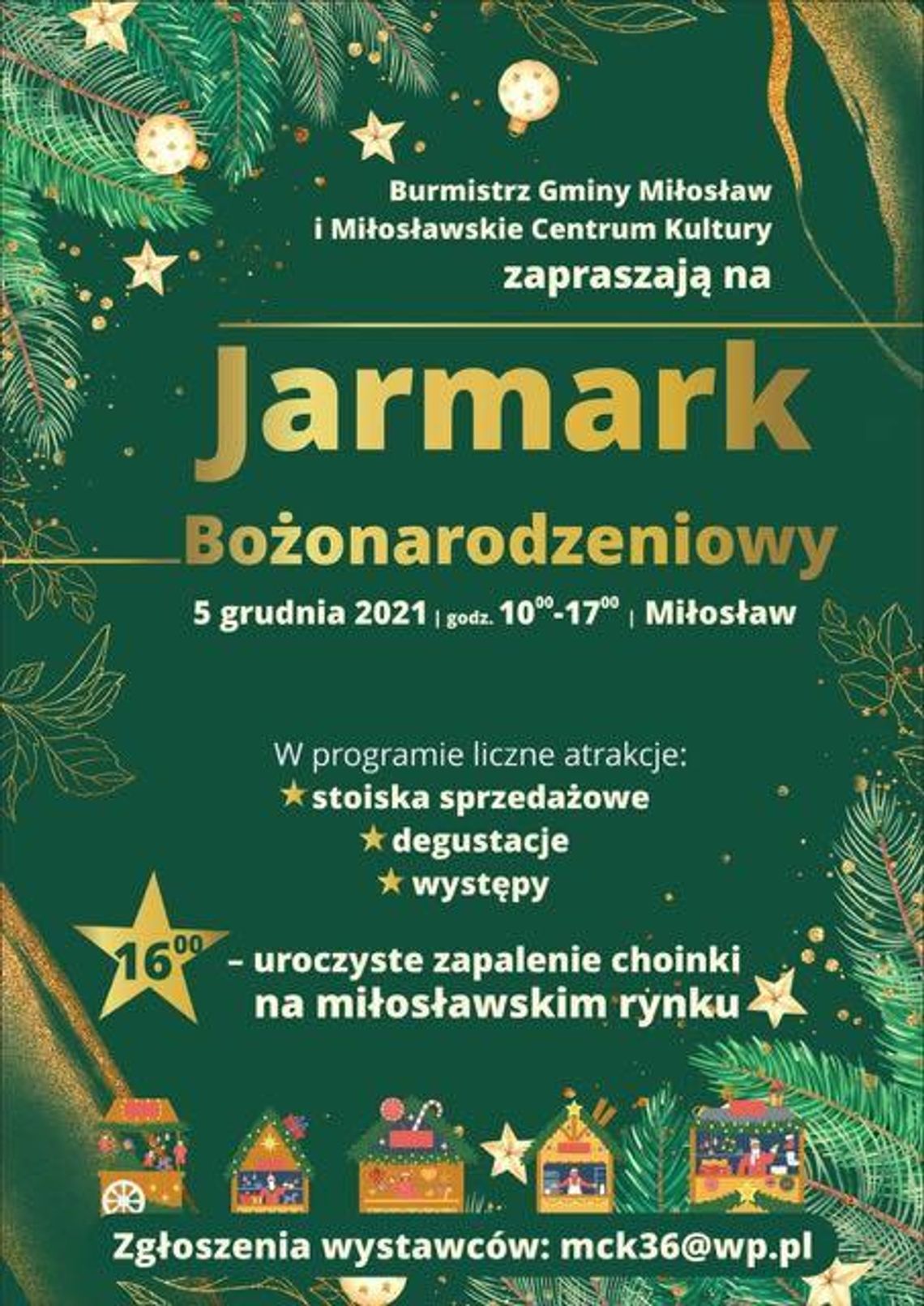 W Miłosławiu będzie jarmark. Dokładne miejsce wciąż nie jest znane