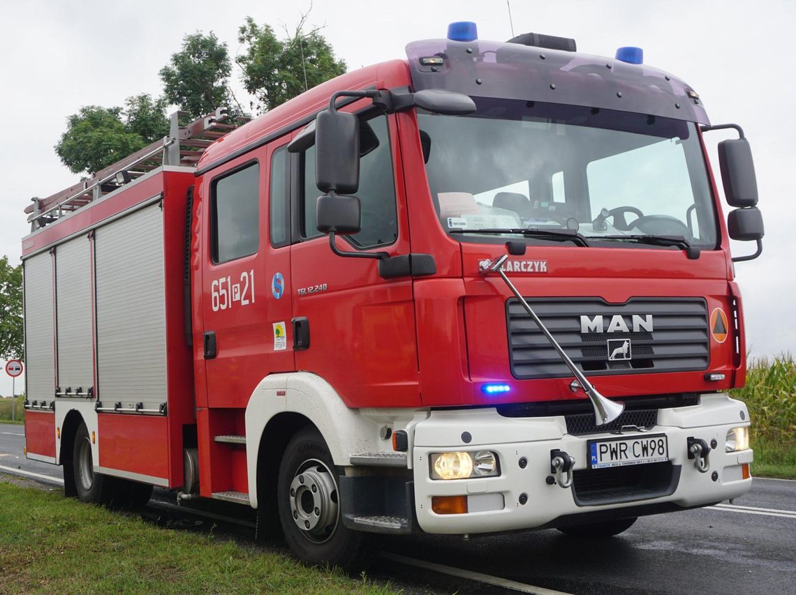 W Zasutowie spłonęło auto