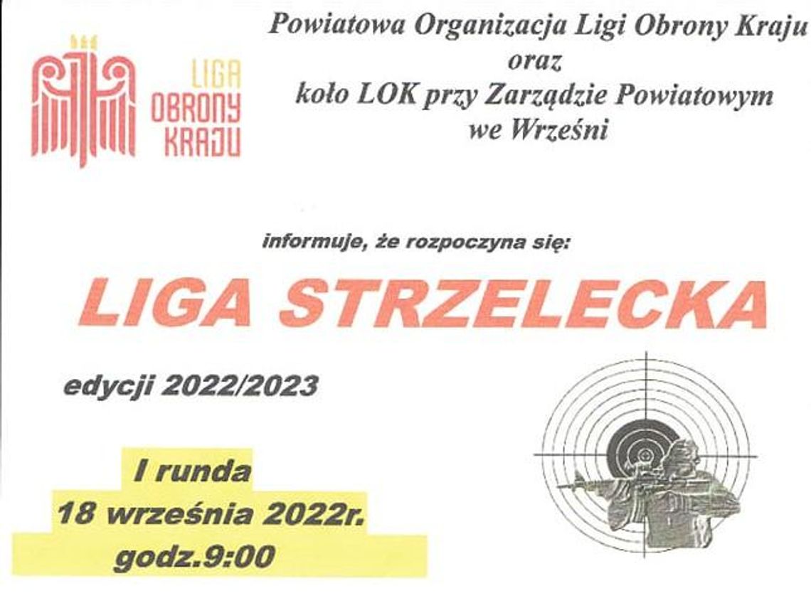 We Wrześni rusza liga strzelecka