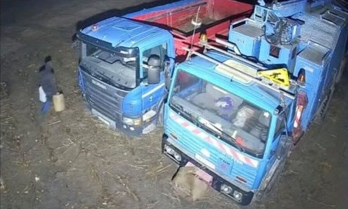 Włamał się do baku ciężarówki i ukradł paliwo. 26-latek zatrzymany