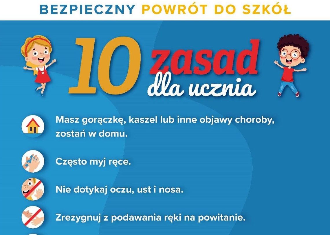 Wskazówki dla rodziców, zasady dla uczniów w dobie covida