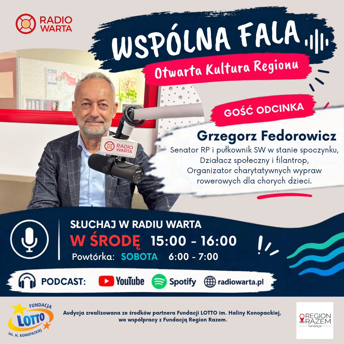 Wspólna Fala - Otwarta Kultura Regionu - Odcinek 4 - Grzegorz Fedorowicz Wspólna Fala - Otwarta Kultura Regionu - Odcinek 4 - Grzegorz Fedorowicz