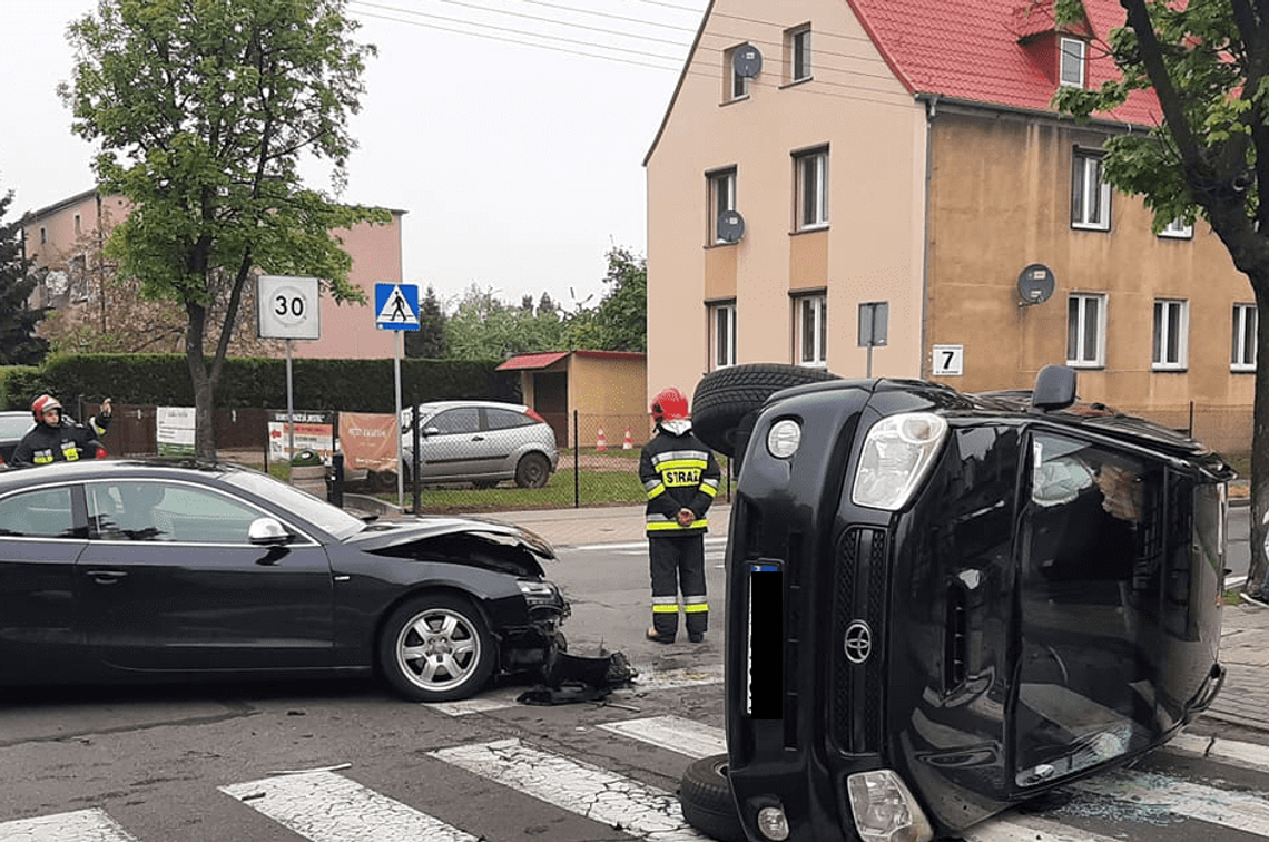 Wypadek we Wrześni. Ul. Zamysłowskiego zablokowana