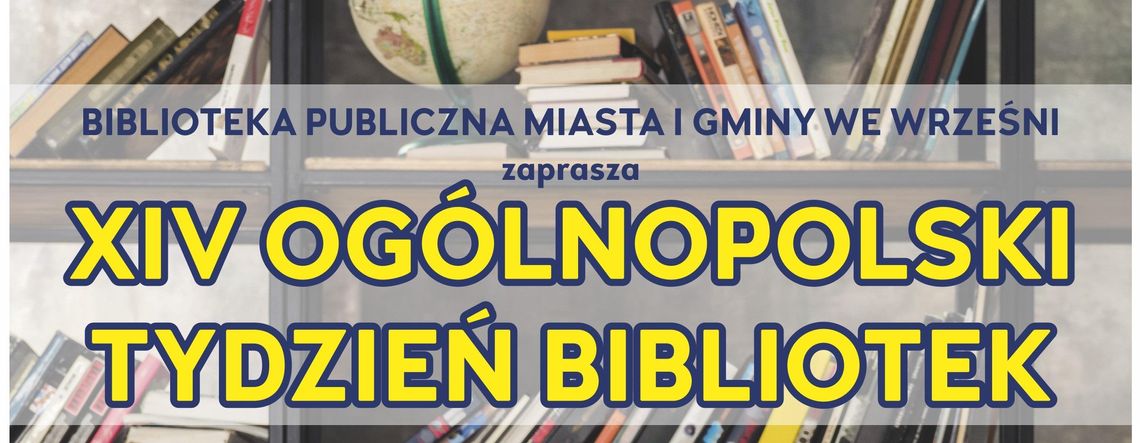 XIV Ogólnopolski Tydzień Bibliotek w gminie Września