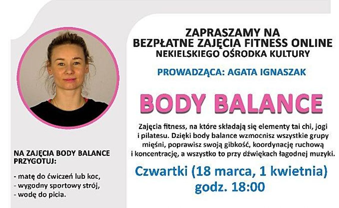 Zdalne warsztaty rękodzieła i zajęcia fitness ruszają w NOK-u