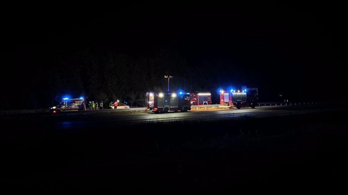 Zderzenie z łosiem na S5. Trzy osoby w szpitalu [ZDJĘCIA]