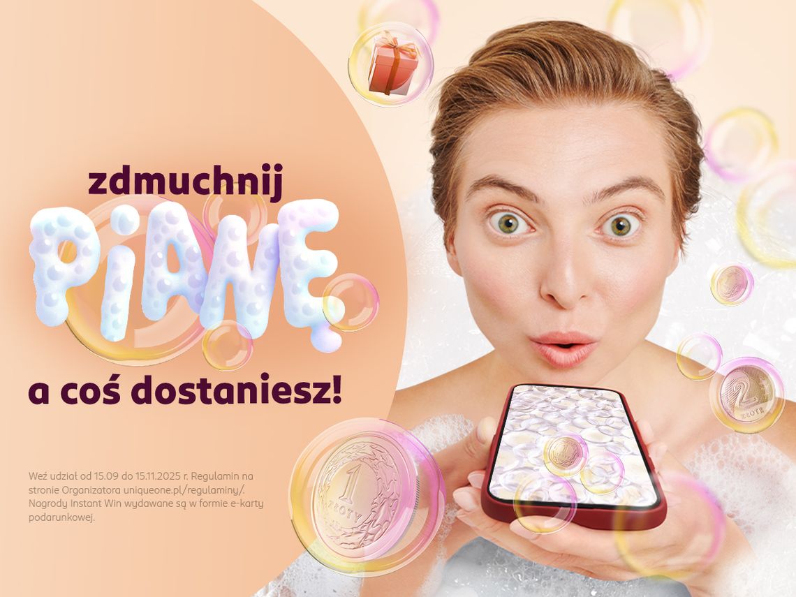 Zdmuchnij pianę w apce Rossmanna