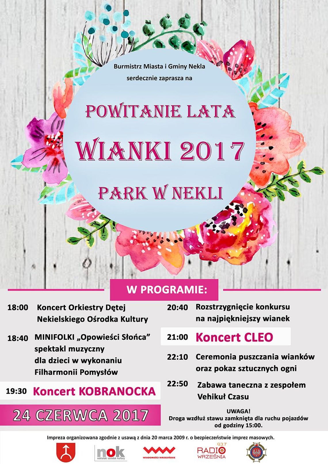 Znamy program nekielskich Wianków!