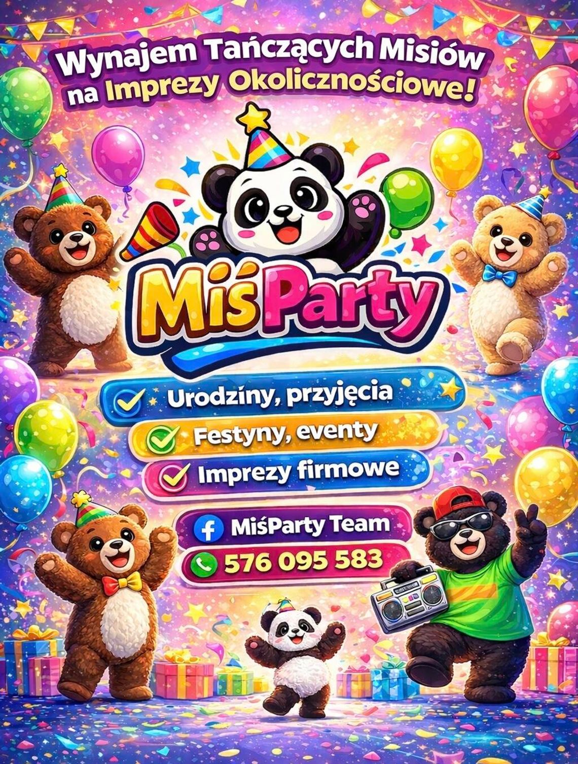 MiśParty Team | Party Misie na twoją imprezę! Wynajmij tańczącego misia!