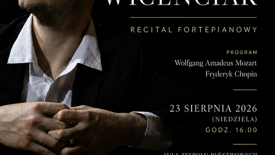 Młody pianista z Gniezna wystąpi z recitalem fortepianowym