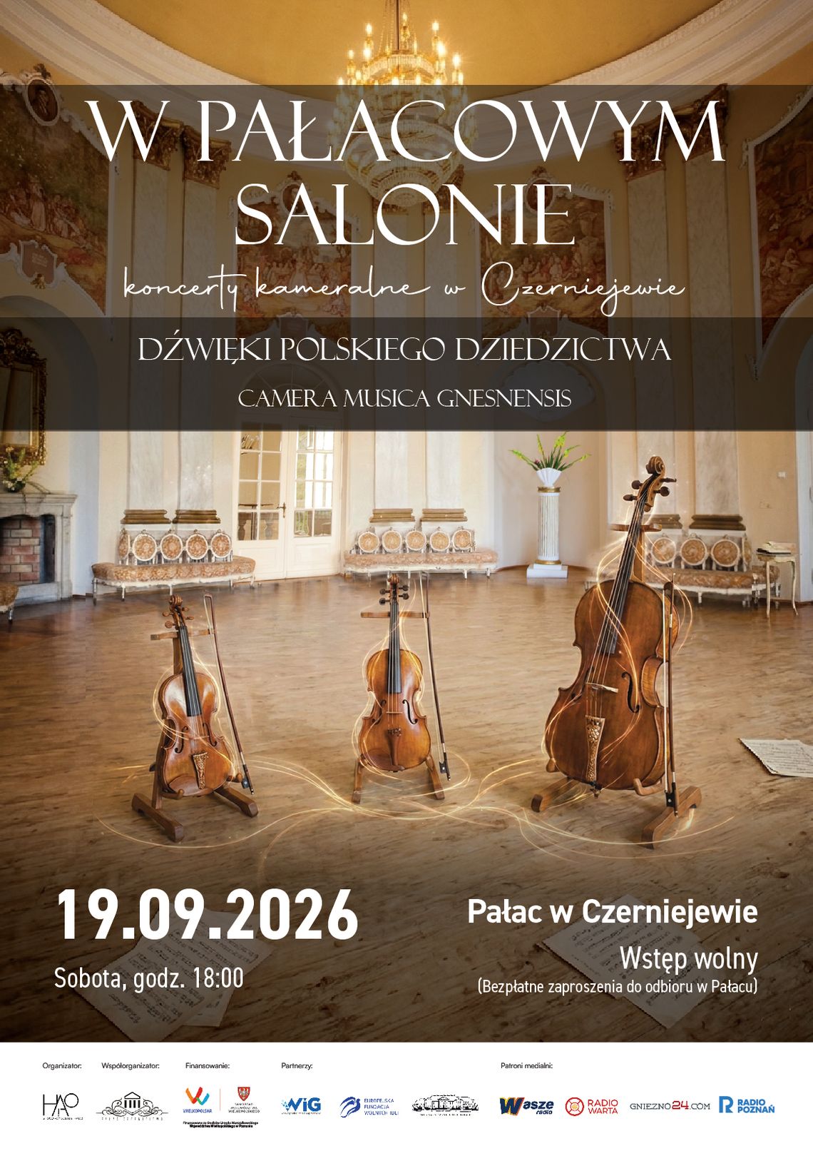 W pałacowym salonie koncerty kameralne w Czerniejewie W pałacowym salonie koncerty kameralne w Czerniejewie